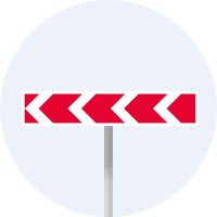 Знак 1.4.2 Напрямок повороту