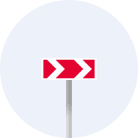 Знак 1.4.4 Напрямок повороту