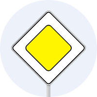 Знак 2.3 Головна дорога