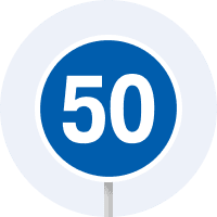 Знак 4.12 Обмеження мінімальної швидкості